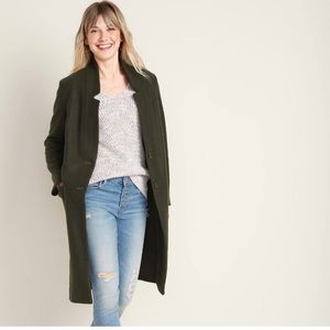 Green Oversized Top Coat